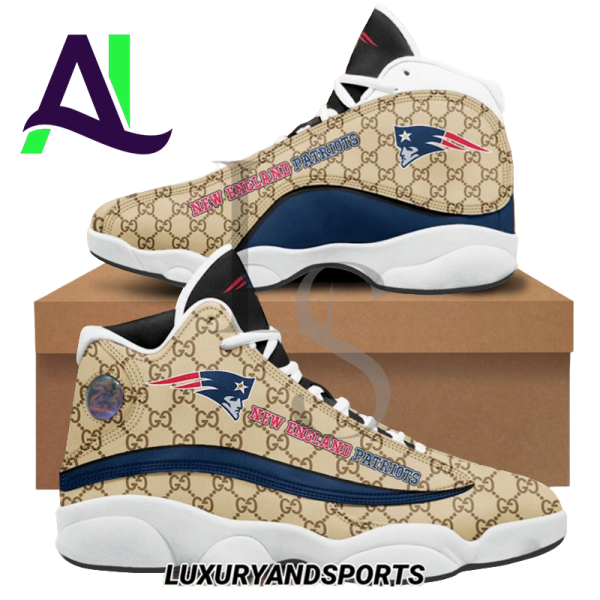 NFL New England Patriots Gucci Air Jordan 13 Sneakers