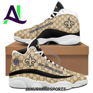 NFL New Orleans Saints Gucci Air Jordan 13 Sneakers