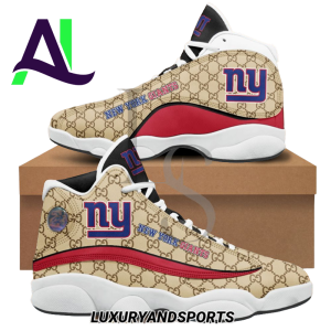 NFL New York Giants Gucci Air Jordan 13 Sneakers