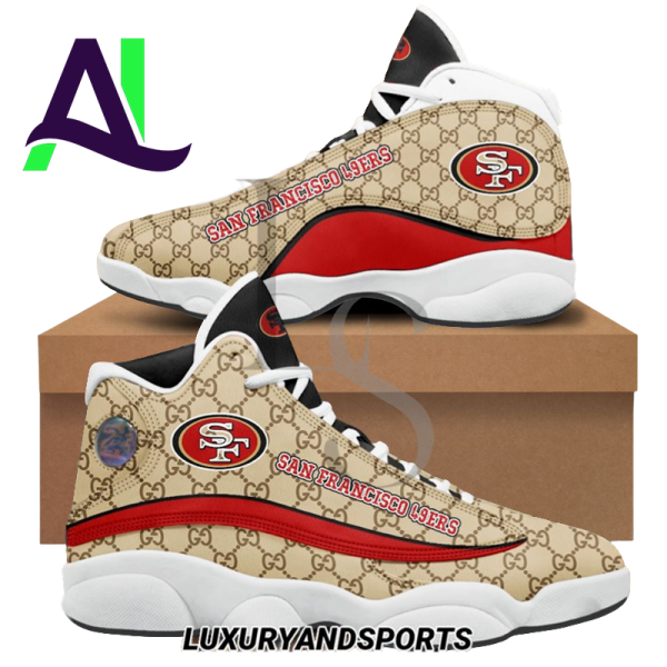 NFL San Francisco 49ers Gucci Air Jordan 13 Sneakers