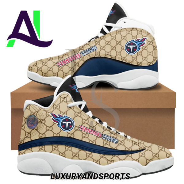 NFL Tennessee Titans Gucci Air Jordan 13 Sneakers