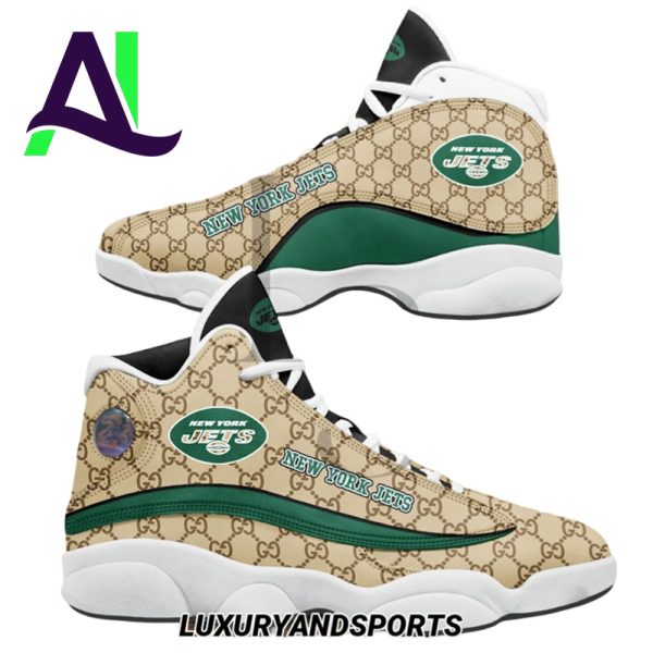 NFL New York Jets Gucci Air Jordan 13 Sneakers